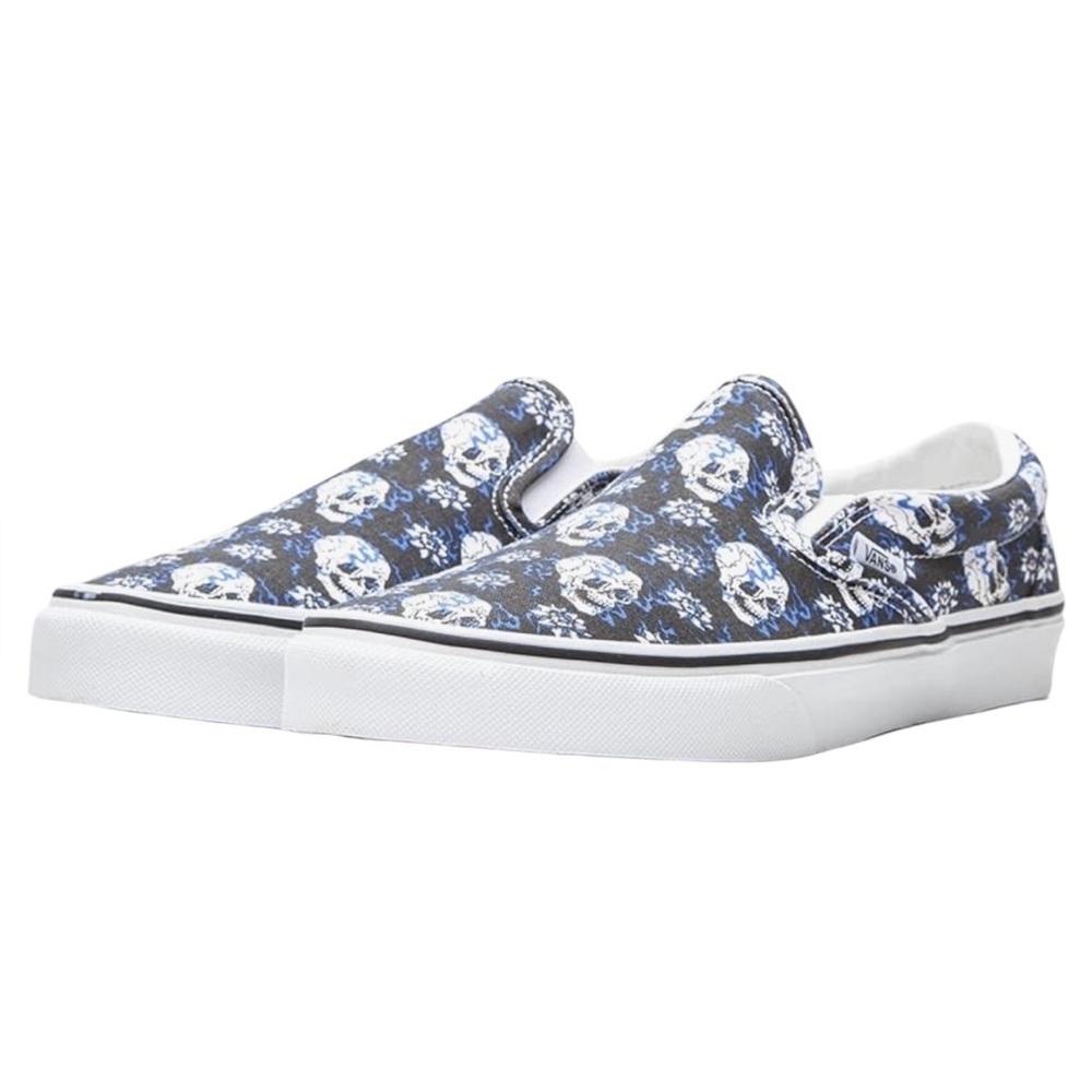 Vans Classic Flash Skulls Slip On Sneakers